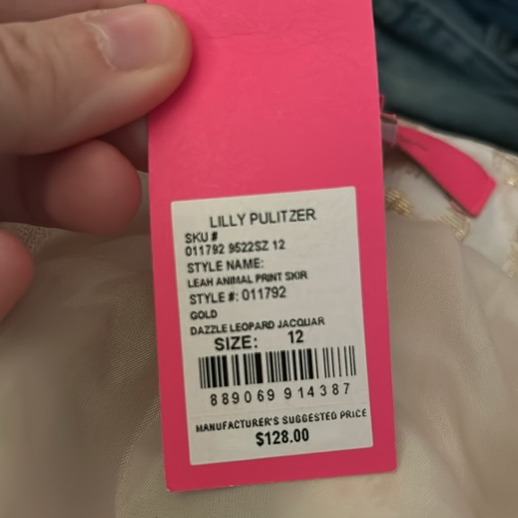 Lilly Pulitzer Leah animal print skirt - Picture 4 of 4